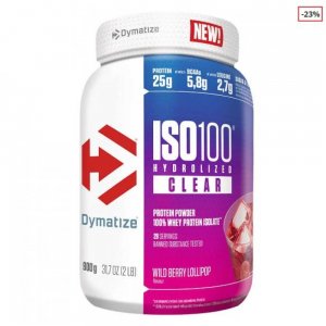 Dymatize ISO 100 Hydrolyzed Clear Πρωτεΐνη Ορού Γάλακτος Χωρίς Γλουτένη 900gr